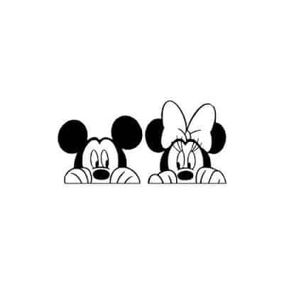 Micky Mouse Drawings, Minnie And Mickey Tattoo, Mickey Minnie Mouse Wallpapers, Mickey Mouse Pfp, Disney Jpg, Minnie Mouse Black And White, Minnie Mouse Tattoo, Disney Black And White, Mickey Und Minnie