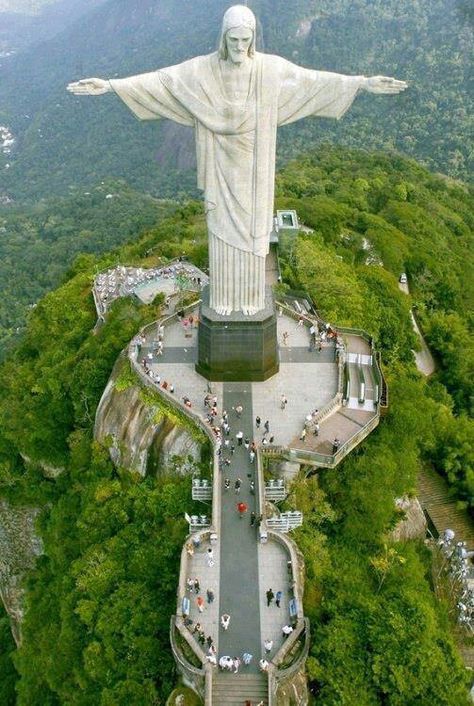 Rio de Janeiro, #Brazil /  #nature #beaute #beauty Peisaj Urban, Christ The Redeemer, Future Travel, Dream Destinations, Places Around The World, Deco Style, Wonderful Places, Vacation Spots, Dream Vacations