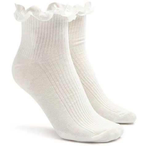 White Ruffle Socks, White Frilly Socks, White Crew Socks, Frill Socks, Обувь Air Jordan, Socks Aesthetic, Ruffle Socks, Png Clothes, Frilly Socks