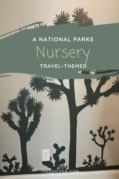 National Park Themed Office, National Parks Playroom, Nursery Ideas Camping Theme, Pacific Northwest Nursery Theme, Popular Nursery Themes 2023, Southwest Nursery Theme, National Parks Room, National Park Themed Bedroom, Zion Nursery