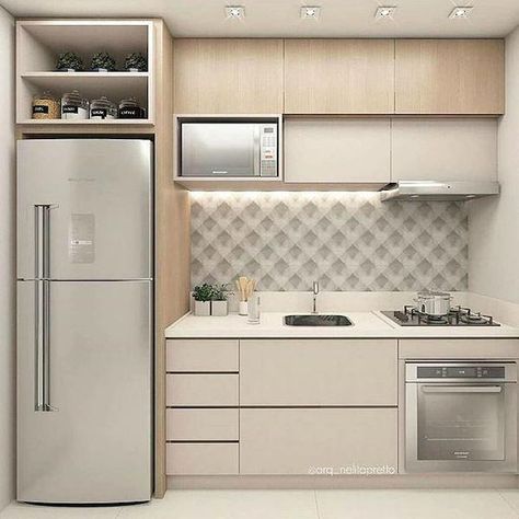 Modern Köksdesign, Kitchen Sink Decor, Face Exercise, Minimalist Dekor, Small Modern Kitchens, Desain Pantry, Kabinet Dapur, Kitchen Design Modern Small, Tiny Apartments