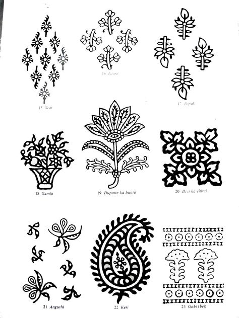 Block Printing Designs, Print Motifs, Paisley Embroidery, Abstract Art Images, Dabu Print, Drawing Stencils, Tie Dye Crafts, Islamic Patterns, Indian Patterns
