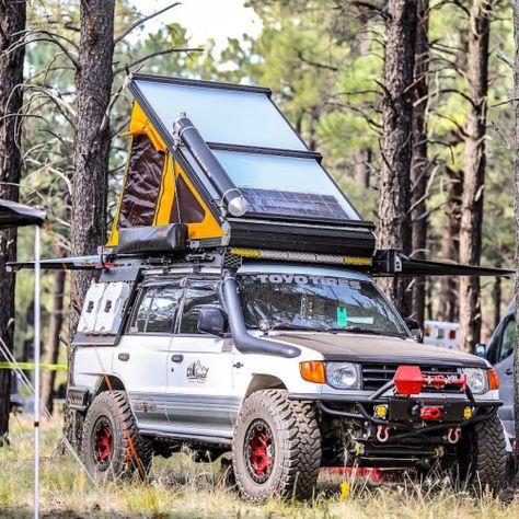 4x4 Mitsubishi Montero SUV Conversion With Camper Top Suv Conversion, Suv Camper Conversion, Mitsubishi Suv, Montero 4x4, Camper Tops, Pop Top Camper, Suv Camper, Suv Camping, Model City