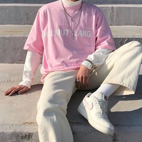 Soft Boy Aesthetic Outfits, Indie Outfits Men, Soft Boy Outfits, Mens Trendy Outfits, Korean Fashion Men, Stil Inspiration, Mens Fashion Streetwear, Stylish Mens Outfits, Streetwear Men Outfits