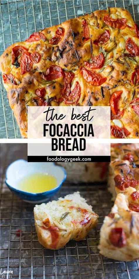 Rosemary Foccacia Bread, Rosemary Foccacia, Easy Focaccia Recipe, Easy Focaccia Bread Recipe, Foccacia Recipe, Easy Focaccia, Homemade Focaccia Bread, Bread Recipe Easy, Foccacia Bread