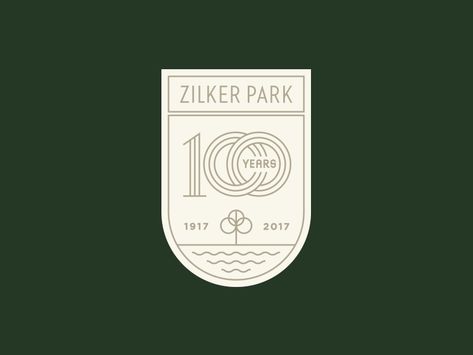 Zilker Park 100 years by Steve Wolf on Dribbble Anniversary Logos, Steve Wolf, Zilker Park, Emblem Design, 100 Logo, Barton Springs, Inspiration Logo Design, Beautiful Logos Design, Anniversary Logo