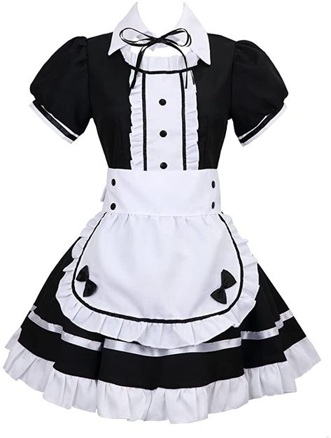 Amazon.com: Colorful House Women's Cosplay French Apron Maid Fancy Dress Costume: Clothing Maid Fancy Dress, Halloween Party Outfits, Kostum Cosplay, Womens Cosplay, Masquerade Dresses, Gothic Lolita Dress, Maid Cosplay, Maid Outfit, Anime Cosplay Costumes