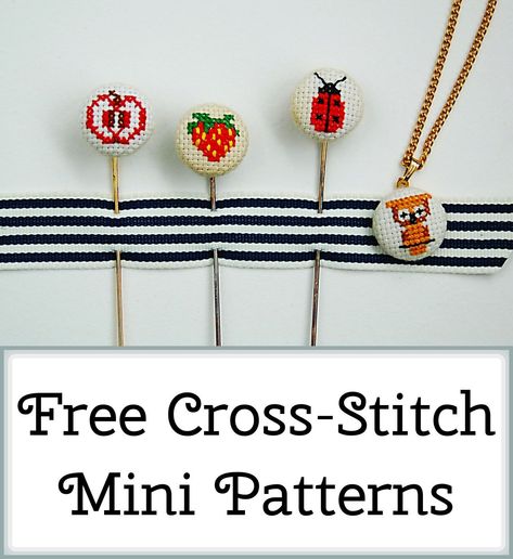 Easy Small Cross Stitch Patterns, Key Ring Cross Stitch Patterns, Very Small Cross Stitch Patterns, Tiny Christmas Cross Stitch Patterns Free, Small Counted Cross Stitch Patterns Free, Cross Stitch Keyring Patterns, Mega Mini Cross Stitch, Micro Cross Stitch Pattern, Miniature Cross Stitch Patterns Free