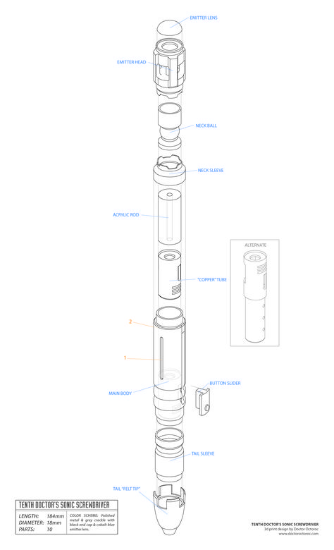 Doctor Who Stunt Props (Sonic Screwdrivers, TARDIS Keys, etc.) | Page 6 | RPF Costume and Prop Maker Community Amigurumi Patterns, Sonic Screwdriver Diy, Dr Who Sonic Screwdriver, Doctor Who K9, 14th Doctor, Lathe Parts, The Good Dr, Doctor Who Craft, Diy Doctor