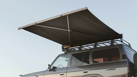 Crosswing: The fastest deploying car awning. by Kammok — Kickstarter Car Awnings, Car Tent, Rv Makeover, In Car, Van Life, The Rain, Weather Resistant, Awning, Evolution