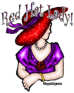 Red Hat Party, Red Hat Club, Hat Quotes, Red Hat Ladies, So Bored, Red Hat Society, Sweet Lady, Hat Ideas, Purple Ribbon