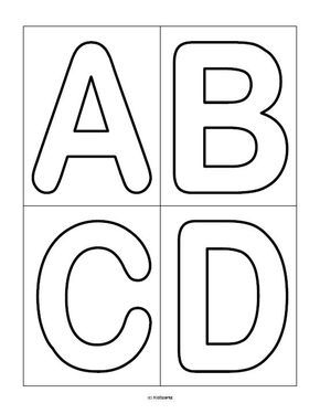 Blank letters, full alphabet upper case Preschool Letters Printables, Bubble Letters Alphabet, Free Alphabet Printables, Preschool Theme Activities, Free Printable Alphabet Worksheets, Alphabet Letter Templates, Printable Alphabet Worksheets, Letter Templates Free, Alphabet Phonics