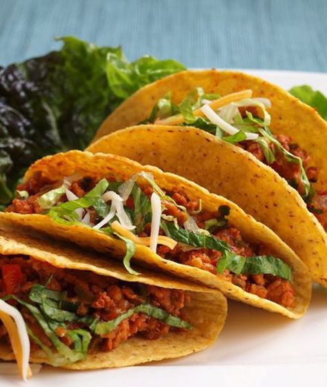 Chicken Tacos - Once Upon a Chef Essen, Ground Chicken Tacos, Once Upon A Chef, Chicken Taco Recipes, Beef Tacos, Diet Vegetarian, Tacos Beef, Taco Recipes, Idee Pasto Sano