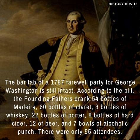 Party like it's 1787 - 10 Unbelievable History Facts You Really Need to See Historical Quotes, Humour, Random Facts, Weird History Facts, History Major, History Nerd, History Humor, History Memes, Historical Facts