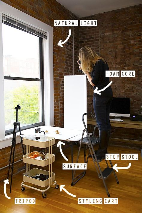 My Shooting Setup | gimmesomeoven.com Photography Lessons, Food Photography Tips, Photography 101, Good Photography, Foto Tips, Still Photography, Flat Lay Photography, Diy Photography, Food Photography Styling