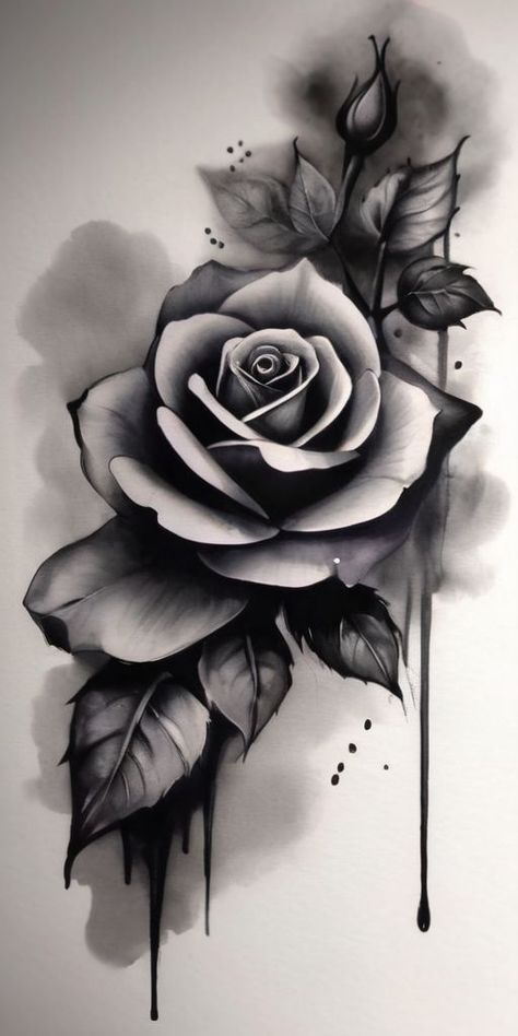 Rose Tattoo For Cover Up, Rose Cover Up Tattoo Design, Gothic Flower Tattoo Design, Flowers Tattoo Cover Up, Flowers And Skulls Tattoos, Tattoo Cover Up Ideas Men, Black Flower Tattoo Cover Up, Tattoo Coverup Ideas Women, Flower Tattoo Cover Up Ideas
