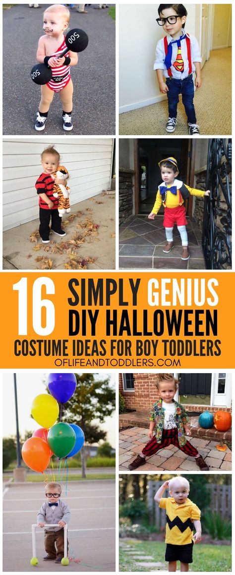 These little guys are just too cute! Share these DIY Halloween costumes ideas for toddler boys with your friends! Mariana, Toddler Halloween Decorations, Diy Halloween Costumes For Boys, Halloween Costumes For Boys, Boys Halloween Costumes Diy, Toddler Halloween Costumes Diy, Costumes For Boys, Toddler Boy Costumes, Toddler Boy Halloween Costumes