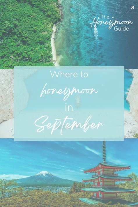 Where to honeymoon in September? Find the best honeymoon destinations in September with our breakdown of all you need to know. via @thehoneymoonguidex Beach Honeymoon Destinations, September Honeymoon Destinations, Honeymoon Destinations Affordable, Affordable Honeymoon, Best Places To Honeymoon, Top Honeymoon Destinations, Secrets Resorts, Visit Brazil, Best Places To Vacation