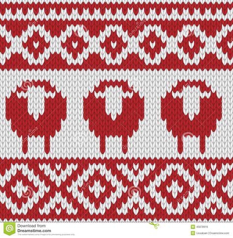 Illustration about Knitted seamless winter pattern. Vector illustration. Illustration of background, scandinavian, nordic - 45878916 Fair Isle Knitting, Norwegian Knitting Designs, Fair Isle Chart, Diy Broderie, Easy Knitting Projects, Fair Isle Knitting Patterns, Colorwork Knitting, Winter Pattern, Knit Stitch Patterns