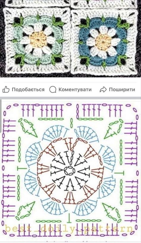 Crochet Squares With Flowers: A DIY Delight Flower Crochet Pattern Granny Squares, Crochet Flower Granny Square Pattern, Virkning Diagram, Holding Something, Crochet Flower Squares, Gilet Crochet, Granny Square Crochet Patterns, Granny Square Crochet Patterns Free, Crochet Bedspread Pattern