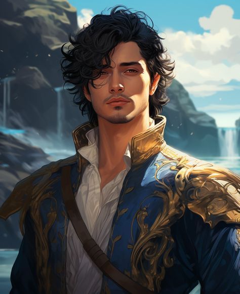 Pirate Character Inspiration Male, Fantasy Pirate Art Male, Pirate Illustration Character, Pirate Man Art, Elf Sailor, Pirate Character Design Male, Pirate Captain Character Design, Dnd Elf Male, Pirate Character Art Male