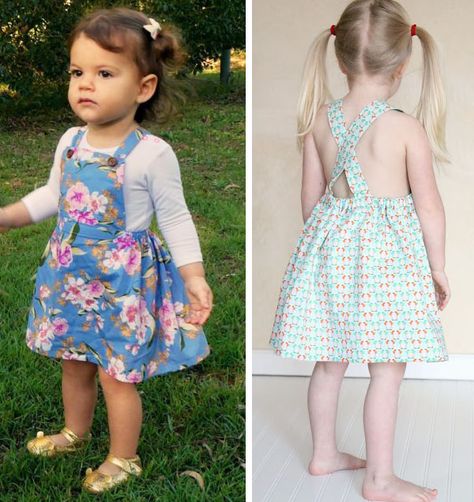 36 FREE Printable Sewing Patterns for Kids, Babies & Toddlers Free Kids Clothes Sewing Patterns, Toddler Girl Dress Pattern Free, Free Baby Girl Sewing Patterns, Baby Sewing Patterns Free Girl, Toddler Romper Pattern Free, Toddler Sewing Patterns Free, Sewing Toddler Clothes, Baby Girl Sewing Patterns, Toddler Dress Pattern Free