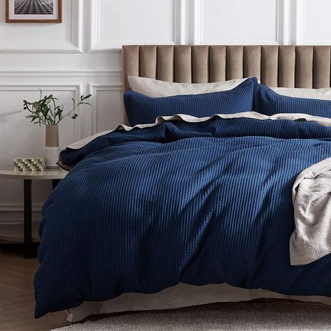 Navy Blue Duvet Cover, Unique Duvet Covers, Cozy Bedding Sets, Boho Duvet Cover, Queen Size Duvet Covers, Blue Duvet, King Duvet Cover Sets, White Duvet, Blue Duvet Cover