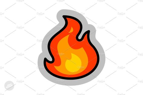 Drawing Flames, Fire Drawing, Space Icons, Easy Cartoon Drawings, Fire Image, Simple Cartoon, Sketches Easy, Computer Graphics, File Format