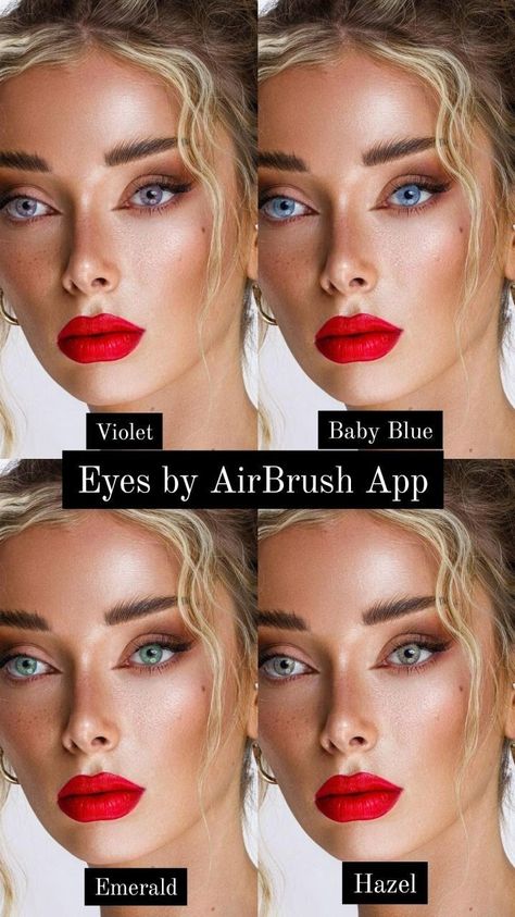 Edit App, Blue Emerald, Eye Colors, Airbrush App, Vibrant Eyes, Photo Edited, Blue Eye, Eye Color, Photo Editor