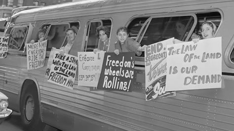 How Did the Freedom Riders Change Society? Civil Rights Movement, African American History, Us History, Social Studies, Civil Rights, Freedom Riders, Jim Crow, The Freedom, A Train