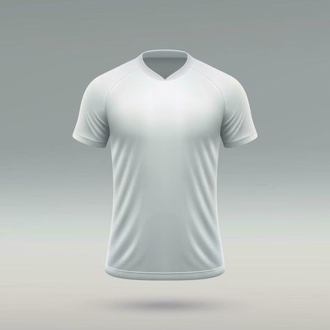 Blank soccer shirt , jersey template for football kit. White Backround, Jersey Template, Jeans Outfit Men, Free Football, Soccer Shirt, Football Design, Soccer Shirts, Football Kits, Jersey Design