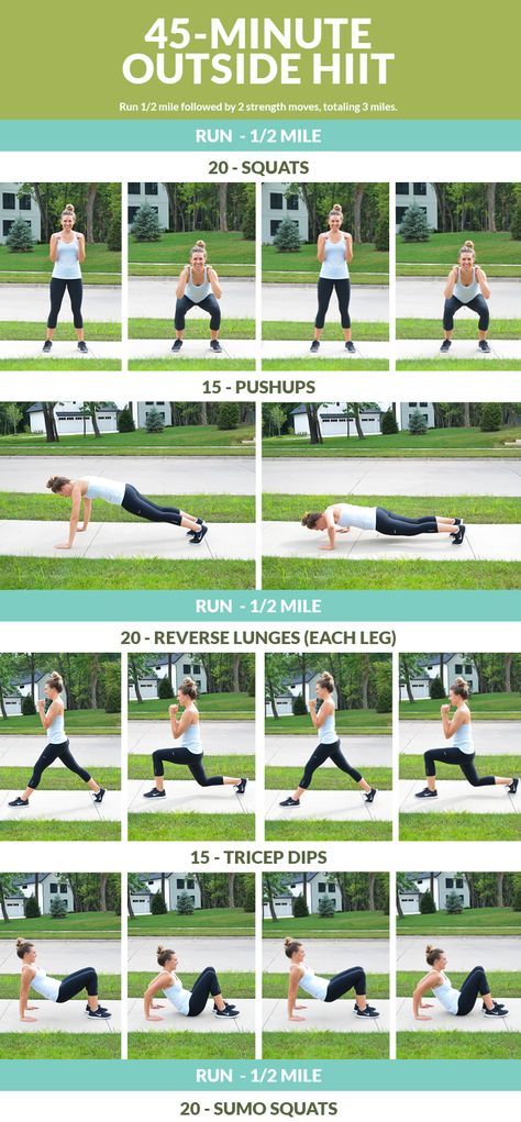 Get your sweat on outdoors with this cardio and strength focused workout! Outdoor Workout Routine, 45 Min Workout, Hiit Running, 45 Minute Workout, Workouts Outside, Park Workout, Hitt Workout, Power Walking, Build Muscle Mass