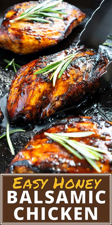 Vinegar Dinner Recipes, Easy Cast Iron Chicken Recipes, 30 Minute Chicken Marinade, Balsamic Chicken Skillet, Sauteed Chicken Recipes Healthy, Spanish Vegetarian Recipes, Chicken Recipes Balsamic, Zanzibar Recipes, Baked Balsamic Chicken Breast