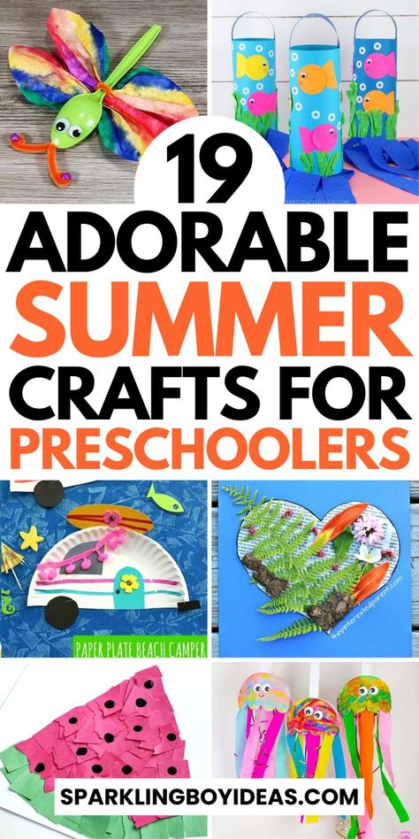 Summer crafts for preschoolers are here! Explore fun outdoor activities for preschoolers with our DIY summer crafts for kids, including preschool beach crafts and simple summer craft projects for kids. Dive into nature crafts for kids, easy summer crafts for toddlers, and engaging preschool summer arts and crafts. Discover educational crafts for toddlers, recycled crafts for preschoolers, and sun crafts for preschoolers. From paper plate crafts to summer-themed sensory bins, we've them all. Preschool Arts And Crafts Summer, Kids Art Projects Summer, Summer Painting Crafts For Kids, Cute Summer Crafts For Kids, Arts And Crafts With Construction Paper, Toddler Craft Ideas Summer, Summer Kids Activities Crafts, Summer Art For Toddlers Easy Crafts, Summer Toddler Art Projects