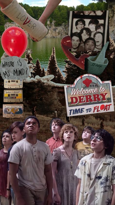 Derry City, 2017 Wallpaper, Its 2017, It The Clown Movie, I'm A Loser, Music Poster Design, It Movie Cast, Cat Aesthetic, Stephen King