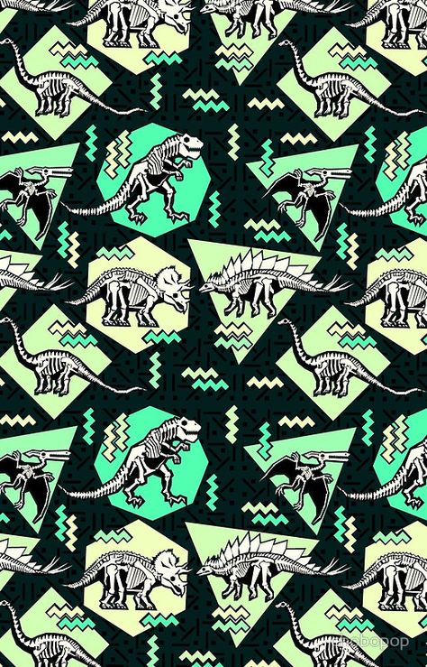 Neon Skeleton Dinosaur Pattern Dinosaur Wallpaper, Dinosaur Skeleton, Dinosaur Pattern, Pattern Texture, Jurassic Park World, Dinosaur Art, Duvet Cover Pattern, Pattern Wall, Pattern Iphone