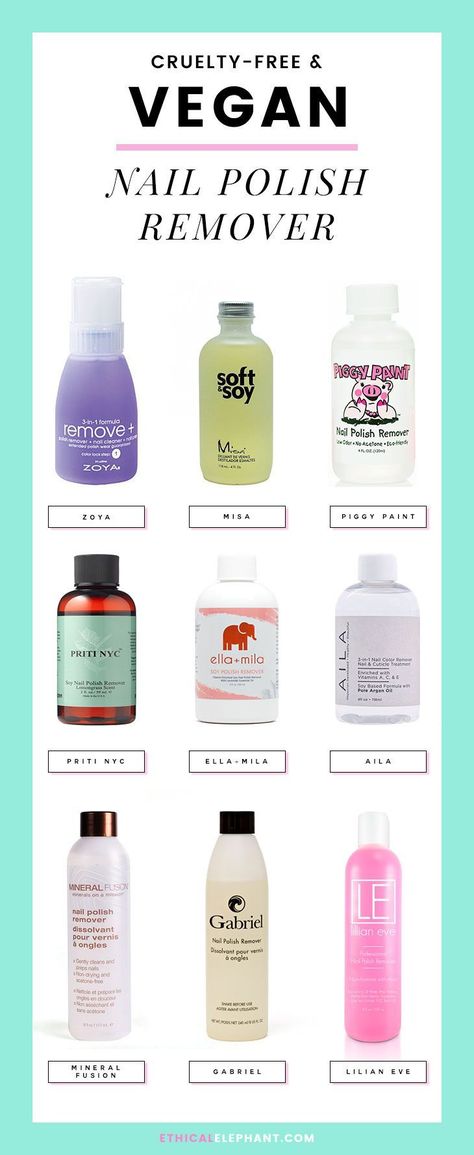 Various cruelty-free and vegan nail polish remover from select brands that don't test on animals! Cruelty Free Nail Polish, Animal Liberation, Vegan Nail Polish, Vegan Cosmetics, Cruelty Free Cosmetics, Cruelty Free Brands, Organic Makeup, Polish Remover, Vegan Makeup