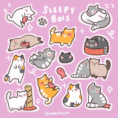 Cozy Cat Café 🐈☕️ . . . . . . #digitalart #cute #aesthetic #stickers #stickersheet #cutestickers #sticker #stickerporn #stickerart… | Instagram Character Sticker Sheet, Cat Stickers Aesthetic, Sticker Reference, Cozy Stickers, Cute Aesthetic Stickers, Cat Cafes, Cute Cat Stickers, Art Booth, Sticker Printable