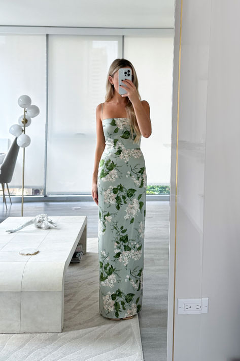 wedding guest dress, bridesmaid dress, reformation frankie slip dress, spring dress, floral dress, summer wedding guest, bridal season, garden party, petite dress, maxi dress gown, chicago, beach wedding Modest Wedding Guest Outfit, Women Dresses For Wedding, Garden Party Outfit Dresses, Gowns For Wedding Guests, Dress Summer Wedding Guest, Petite Wedding Guest Dresses, Garden Wedding Dress Guest, Midi Wedding Guest Dress, Wedding Guest Outfit Inspiration