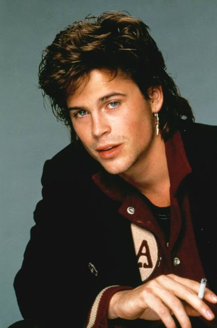 Rob Lowe 80s, 80s Mullet, Modern Mullet Haircut, St Elmos Fire, 80s Actors, 80s Men, Mullet Haircut, Rob Lowe, 80s Hair