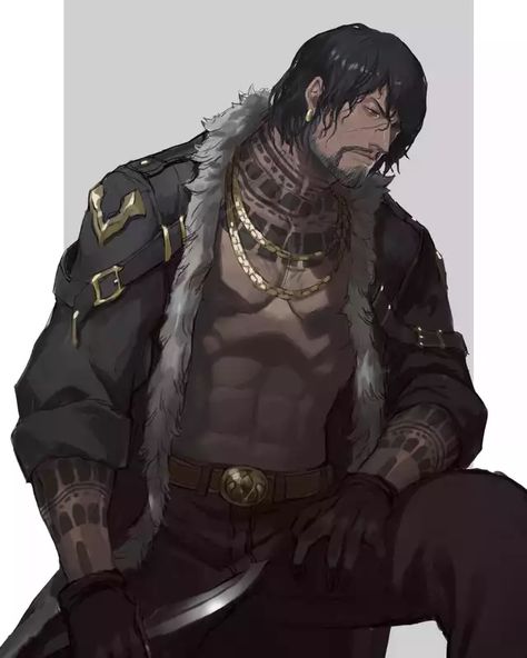 Scar On Face, Solo Tattoo, Holding Knife, Background Sitting, Pants Brown, Gloves Black, Dungeons And Dragons Characters, Dungeons And Dragons Homebrew, Fantasy Male