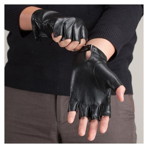 Black leather gloves ❤ liked on Polyvore featuring accessories, gloves, fingerless leather gloves, motorcycle mittens, fingerless mitten gloves, fingerless motorcycle gloves and fingerless mittens Leather Gloves Aesthetic, Fingerless Gloves Aesthetic, Gloves Aesthetic, Fingerless Leather Gloves, Leather Fingerless Gloves, Leather Motorcycle Gloves, Sheepskin Gloves, Leather Driving Gloves, Motorcycle Gloves