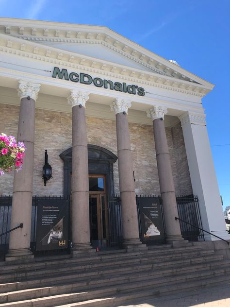 look at this distinguished McDonald’s restaurant in Kristiansand 🏛 Norway, Kristiansand, Kristiansand Norway, Europe 2023, Scandinavian Countries, Summer 24, Look At This, Places To Visit, Look At