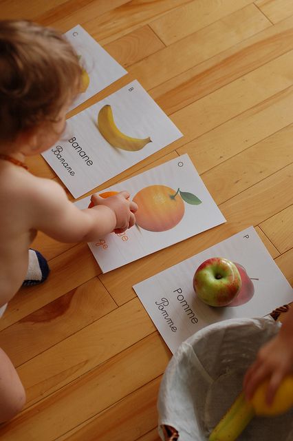 Una buena idea de actividad para clasificar y hacer parejas abstracto/ concreto, alrededor de las frutas. Montessori Toddler, Maluchy Montessori, Montessori Activity, Montessori Diy, Montessori Ideas, Montessori Education, Aktivitas Montessori, Montessori Baby, Toddler Play