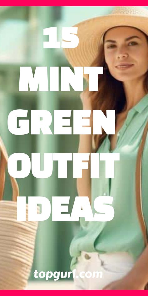 Transform your wardrobe with mint green outfit ideas that promise versatility and style for every occasion Mint Green And Khaki Outfit, Green Pants Blue Top Outfit, Mint Green Satin Shirt Outfit, Mint Green Slacks Outfit, Mint Green Sneakers Outfit, What To Wear With Mint Green Pants, What Color Goes With Mint Green, Mint Skirt Outfit Color Combinations, Mint Colour Combination Outfit