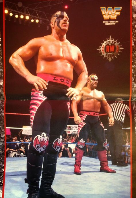 Road Warriors/Legion of Doom WWF Professional Wrestling, Road Warriors Wrestling, Wwf Magazine, Legion Of Doom, Wwf Wrestling, The Road Warriors, The Legion, The Loft, Pro Wrestling