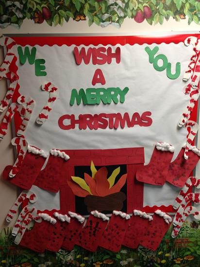 "We Wish You A Merry Christmas!" Holiday Bulletin Board Idea – SupplyMe Natal, Christmas Board Decoration, Holiday Bulletin Boards, Christmas Bulletin Boards, Winter Bulletin, Christmas Bulletin Board, Candy Cane Crafts, Christmas Units, Teacher Classroom Decorations