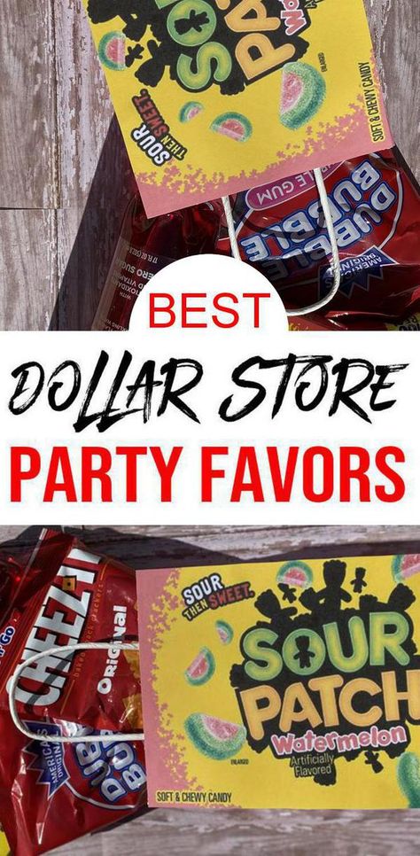 Unique Party Favors For Kids Birthday Goody Bags, Party Favor Snack Ideas, Teen Boy Party Favors Goody Bags, Dollar Store Goody Bag Ideas, Simple Birthday Party Favors, Waterpark Party Ideas, 8 Year Birthday Party Favors, No Junk Party Favors, 13 Birthday Party Favors