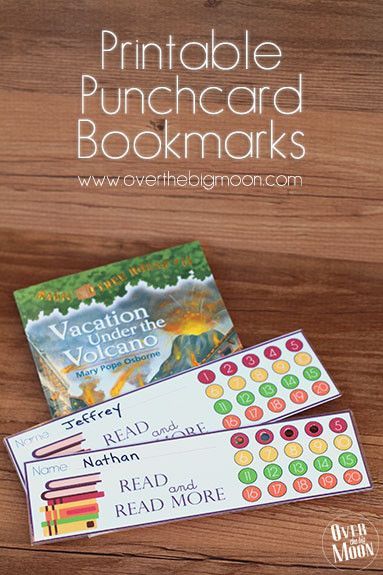 Printable Bookmark Punchcards! Such a great way to help motivate your kids to read nightly, with a reward at the end of the month! From www.overthebigmoo...! Motivation To Read, Accelerated Reading, Planning School, Bookmark Printable, Reading Incentives, Reading Month, Printable Bookmark, Reading Club, Library Activities