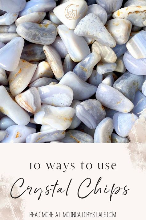 10 Ways to Use Crystal Chips Crystal Chips Ideas, How To Make Terrariums, Crystal Chips, Homemade Candles, Crystal Bowls, Crystal Grid, Tumbled Stones, Energy Crystals, Drying Herbs